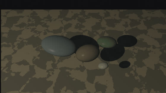 Water surface and rocks in a pond